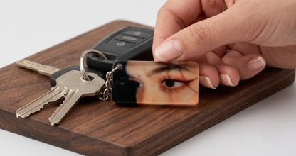 Personalised Eye keychain