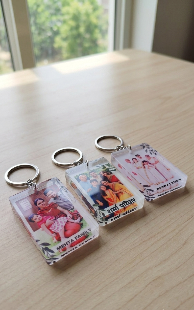 Transparent Acrylic Keychain - Personalized