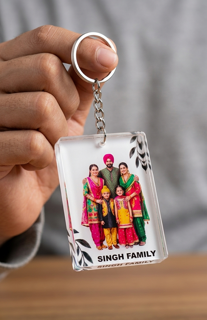 Transparent Acrylic Keychain - Personalized