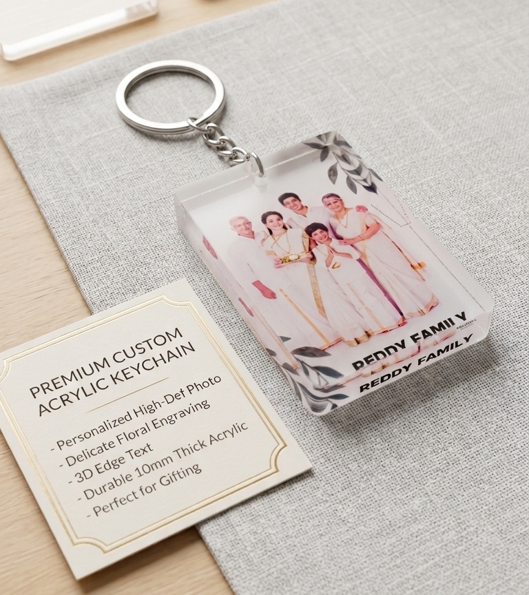 Transparent Acrylic Keychain - Personalized