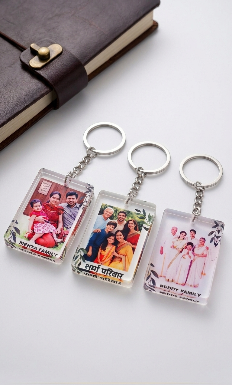 Transparent Acrylic Keychain - Personalized