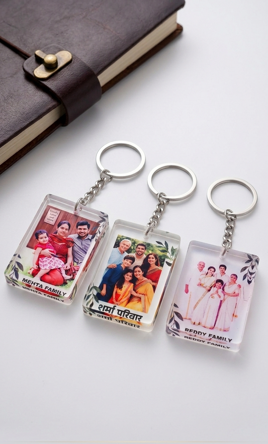 Transparent Acrylic Keychain - Personalized