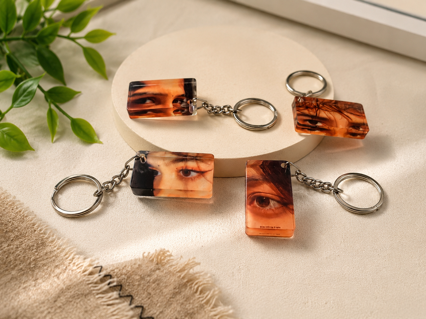 Personalised Eye keychain